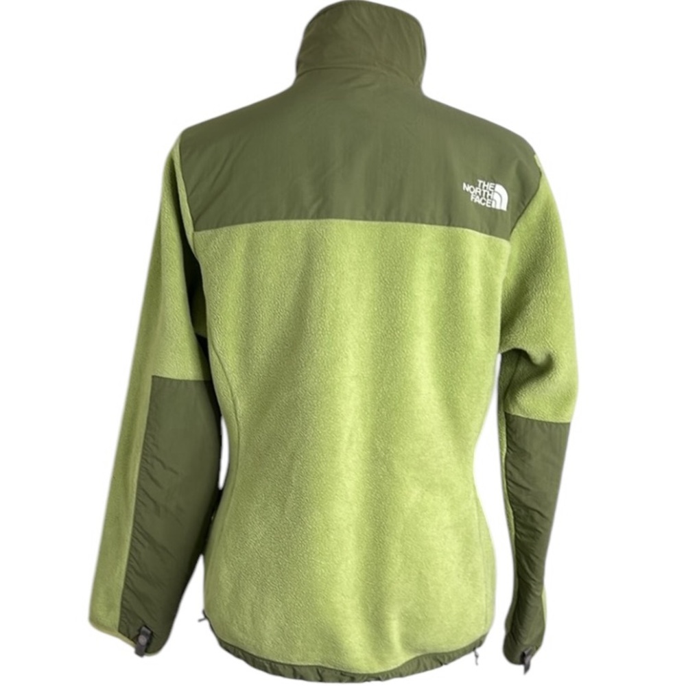 The North Face women’s medium green polartec jacket zip pockets - Picture 2 of 10